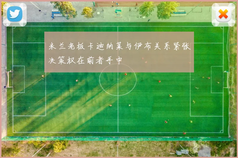 米兰老板卡迪纳莱与伊布关系紧张决策权在前者手中